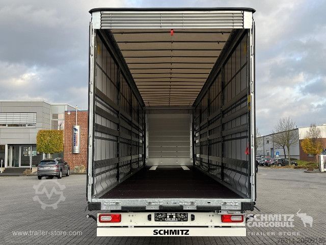 Open semitrailer with tarp Schmitz Cargobull Curtainsider Mega Getränke