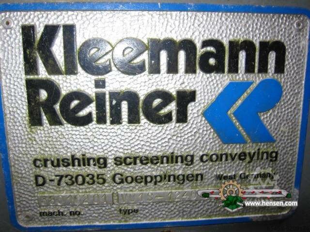 Kreisschwing Siebmaschine / Vorsieb Kleemann VU1S 1240ST