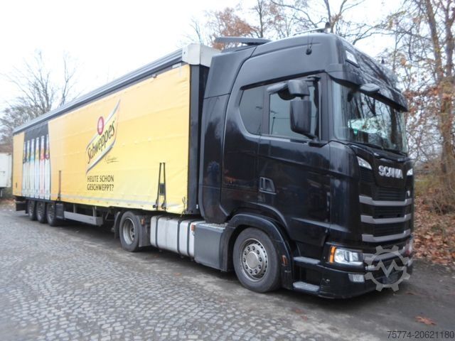 Volume tractor unit SCANIA S 500/ LOW DECK !! HIGH LINE