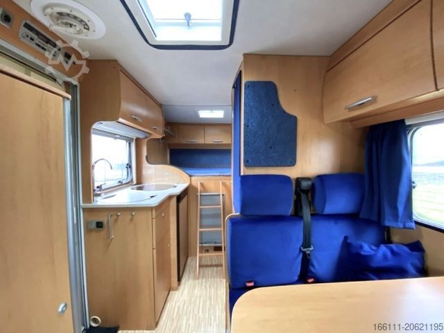Semi-integrated camper HYMER/ERIBA Van 522 - Festbett - Sat/TV - Klima - Garage -