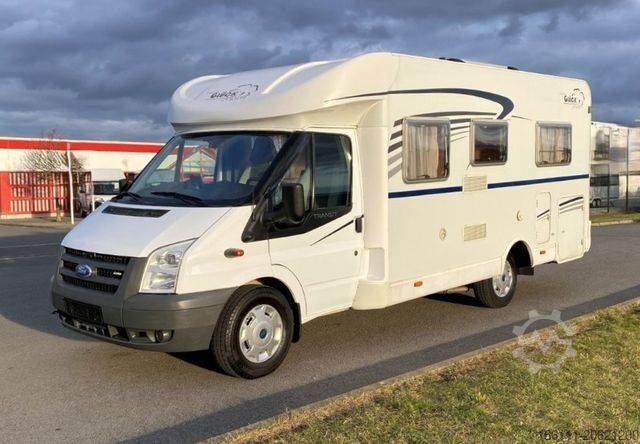 Semi-integrated camper GLUECKSMOBIL T 345 - Festbett - Klima - Sat/TV - Solar -