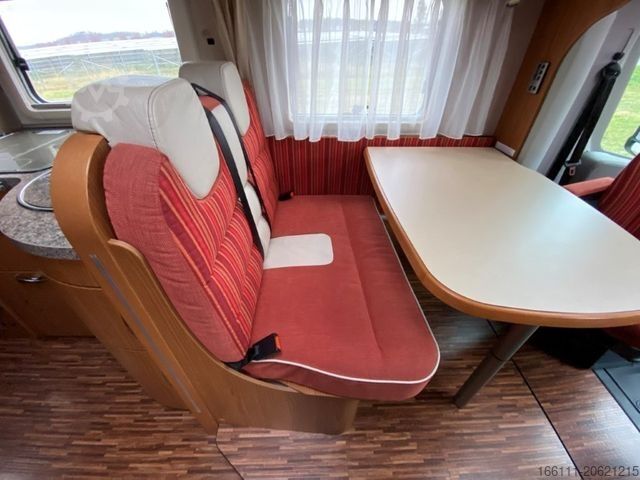 Semi-integrated camper HYMER/ERIBA T 614 SL - Festbett - Klima - -