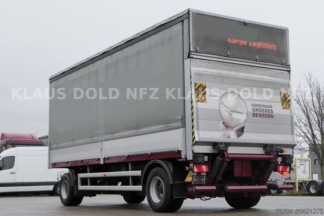 Open trailer with tarp Galliiker ST 2A Durchladesystem Bordwände LBW