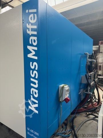 Injection molding machine KraussMaffei KM 400-3000 GX Blue Power