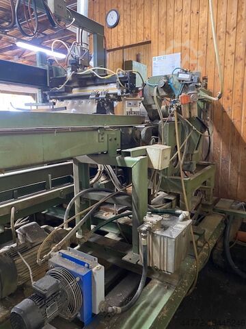 Hobelwerk mit Stapelanlagen Weinig Hydromat 22 B / 8 Wellen