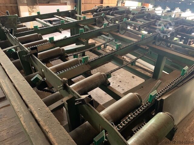 Hobelwerk mit Stapelanlagen Weinig Hydromat 22 B / 8 Wellen