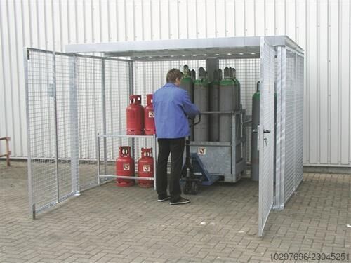 Gas cylinder container B2100xD1085xH2190mm - 1 unit  