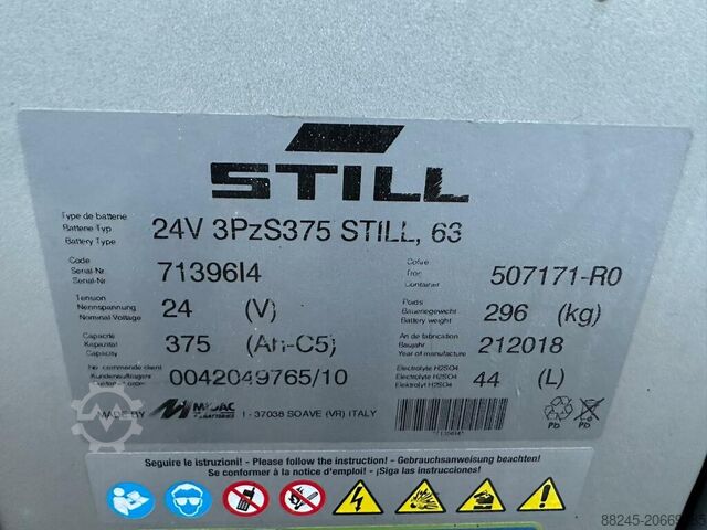 Elektrischer Triplex-Stapler Still VS-22516, Hubhöhe 5.616 mm STILL EXV-SF14