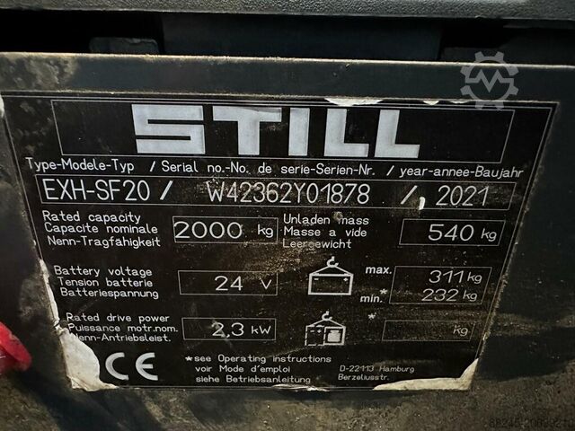 VS-22518 Elektrischer Palettenhubwagen Still EXH-SF20 STILL EXH-SF20