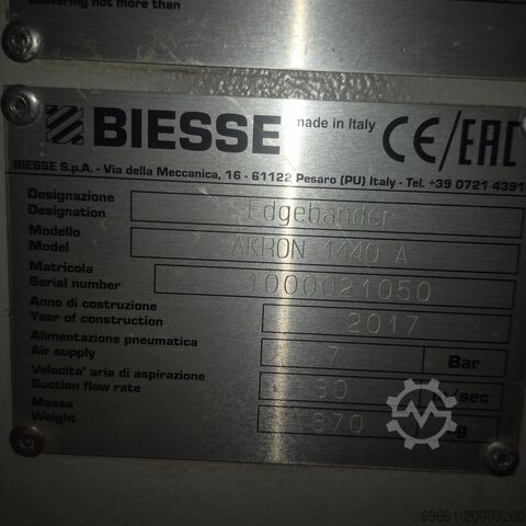 Edgebander BIESSE Akron 1440