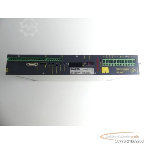 Component Baldor BSC1005-24-HR Servoantrieb INPUT 320VDC ID/No: 20707B SN: 2195MG28250