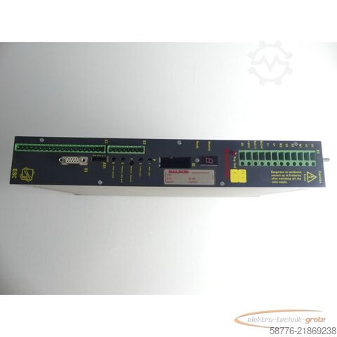 Component Baldor BSC1105-24 Servoantrieb INPUT 3AC230V ID/No: 20405C SN: BEGRS039604