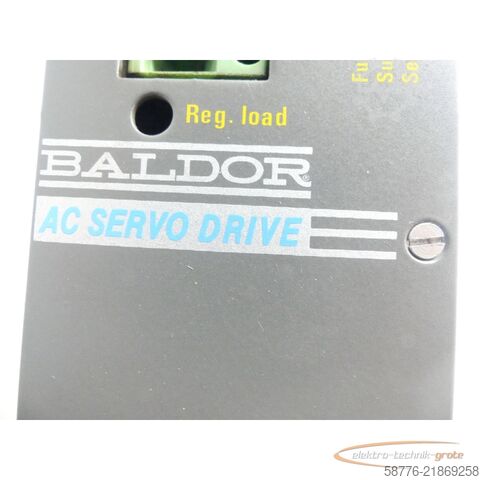Component Baldor DBSC1005-GAAW-2 Servoantrieb INPUT ID/No: ASR28687G SN: 0300MG00465
