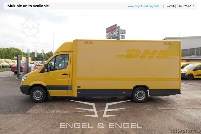 Box van mercedes-benz SPRINTER 310 CDI MAXI EURO-5 KOFFER REGALE KAMERA DURCHGANG