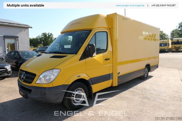 Box van mercedes-benz SPRINTER 310 CDI MAXI EURO-5 KOFFER REGALE KAMERA DURCHGANG