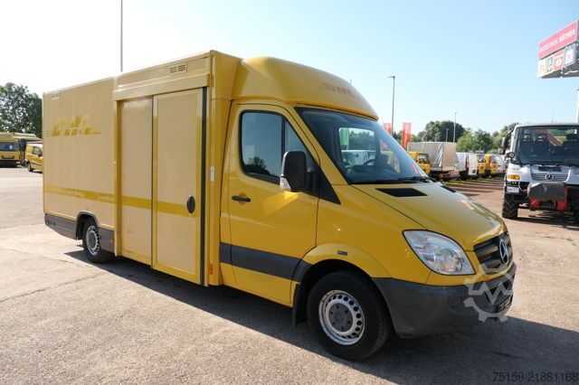 Box van mercedes-benz SPRINTER 310 CDI MAXI EURO-5 KOFFER REGALE KAMERA DURCHGANG