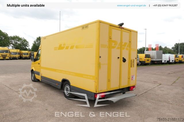 Box van mercedes-benz SPRINTER 310 CDI MAXI EURO-5 KOFFER REGALE KAMERA DURCHGANG