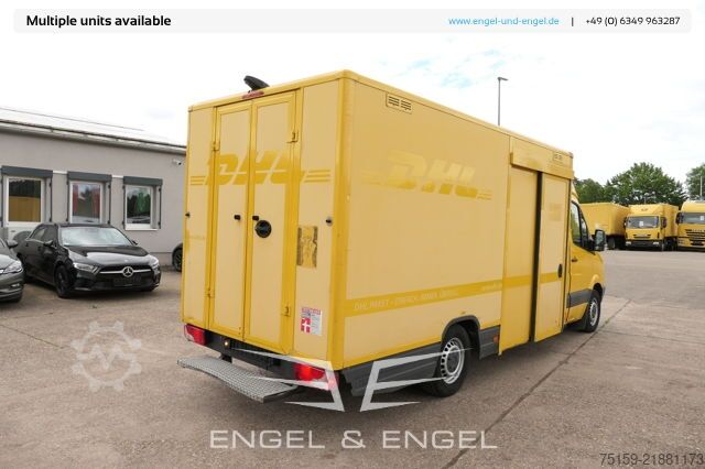 Box van mercedes-benz SPRINTER 310 CDI MAXI EURO-5 KOFFER REGALE KAMERA DURCHGANG