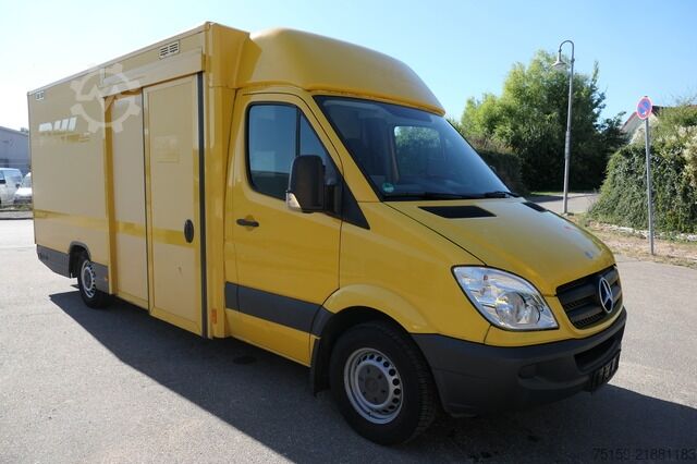 Box van mercedes-benz SPRINTER 310 CDI MAXI EURO-5 KOFFER REGALE KAMERA DURCHGANG