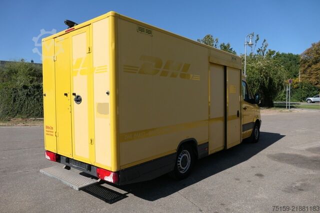Box van mercedes-benz SPRINTER 310 CDI MAXI EURO-5 KOFFER REGALE KAMERA DURCHGANG