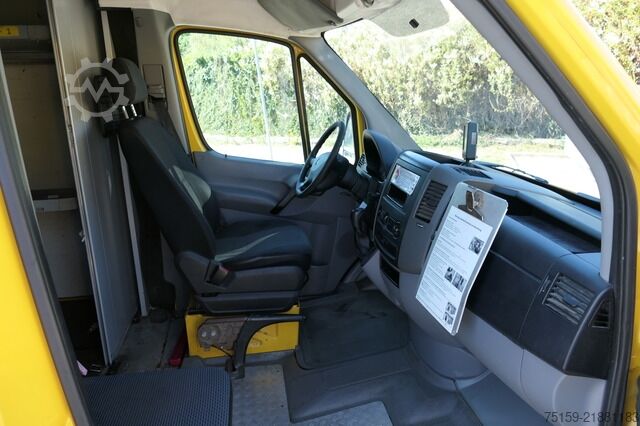Box van mercedes-benz SPRINTER 310 CDI MAXI EURO-5 KOFFER REGALE KAMERA DURCHGANG