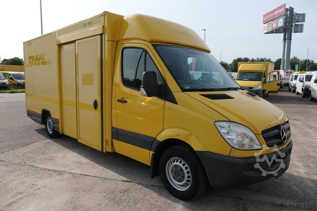 Box van mercedes-benz SPRINTER 310 CDI MAXI EURO-5 KOFFER REGALE KAMERA DURCHGANG