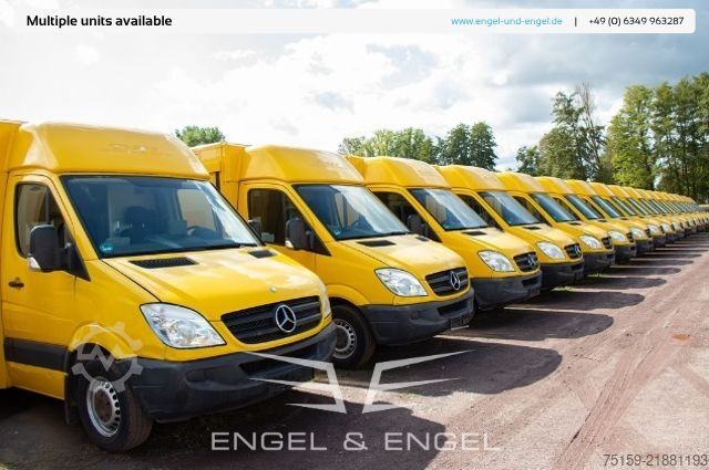 Box van mercedes-benz SPRINTER 310 CDI MAXI EURO-5 KOFFER DURCHGANG REGALE KAMERA