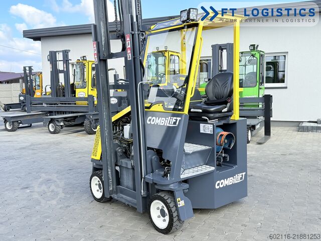 4-way forklift Combilift CB2500 GAS TRIPLEX 4900 FORK POSITIONER