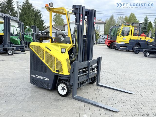4-way forklift Combilift C3000CB GAS TRIPLEX 4900 POSITIONER TOP1