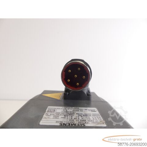 Control unit Siemens 1FK7060-2AF71-1QH0 Synchronmotor SN: YFCN38886603002