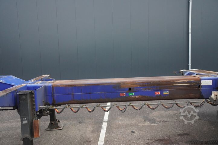 Container transportation D-tec FT-43-03-V Flexitrailer multi container chassis...