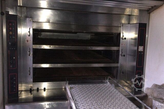 Vierer-Gas- oder Ölbrenner TIBILETTI mit 6 gebrauchten Auslässen TIBILETTI Four/6B