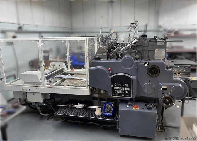 Buchdruckmaschine Heidelberg SBG 56x77cm