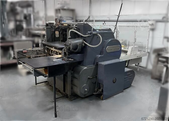 Buchdruckmaschine Heidelberg SBG 56x77cm