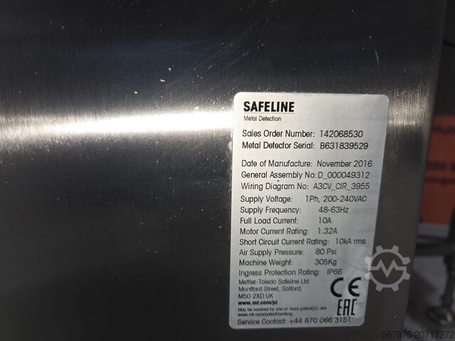 Metalldetektor Safeline Mettler-Toledo Metal Detector for bottle
