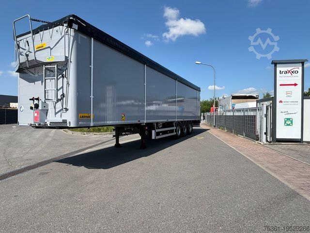 Walking floor semitrailer LEGRAS SBS 2220 Schubboden 90 m3 SAF Liftachse