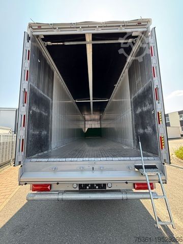 Walking floor semitrailer LEGRAS SBS 2220 Schubboden 90 m3 SAF Liftachse