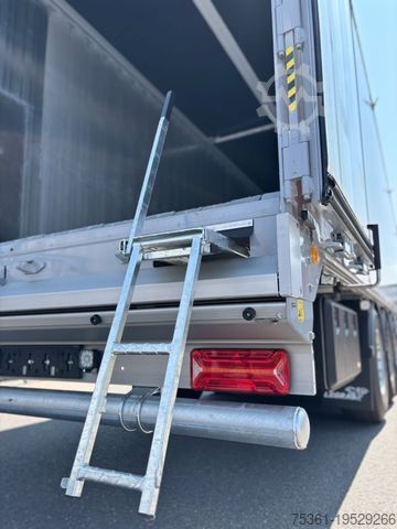 Walking floor semitrailer LEGRAS SBS 2220 Schubboden 90 m3 SAF Liftachse
