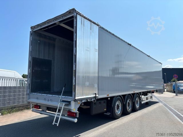 Walking floor semitrailer LEGRAS SBS 2220 Schubboden 90 m3 SAF Liftachse