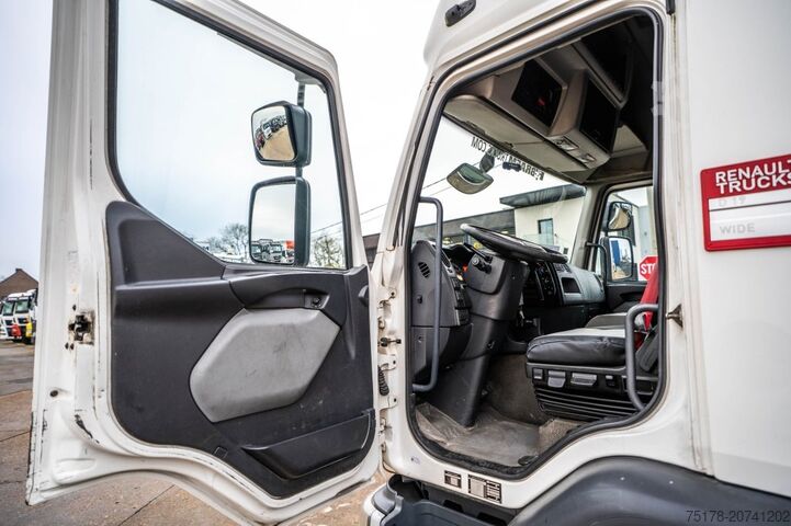 Box body RENAULT D 19 280 WIDE + DHOLLANDIA 3 T.