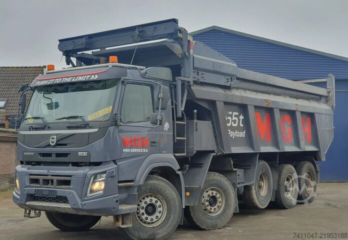 Push truck with open cargo bed Volvo FMX 460