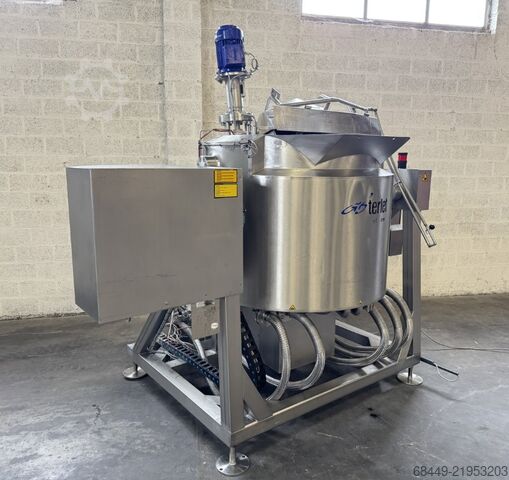 Vertical cooking vessel Terlet Verticale kook-roerketel met schraapwerk