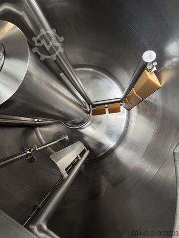 Vertical cooking vessel Terlet Verticale kook-roerketel met schraapwerk