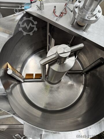 Vertical cooking vessel Terlet Verticale kook-roerketel met schraapwerk