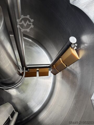 Vertical cooking vessel Terlet Verticale kook-roerketel met schraapwerk
