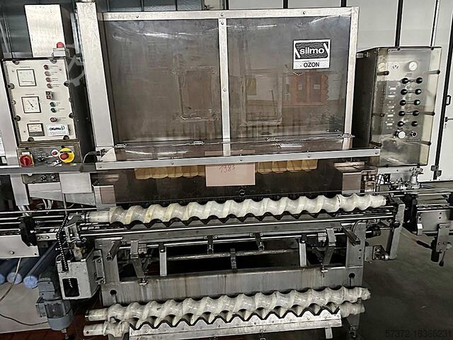 Filling, Labelling and Packing Plant Stork/Silmo/Robino & Galandrino/Adelski VV-24/ST XII/Monoblocco Fenix 3/P2004 Longcap