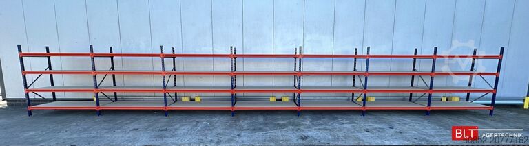 Weitspannregal ca. 57 lfm. Weitspannregale H: 200 cm T: 80 cm , 400 kg Fachlast , 4 Ebenen
