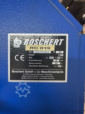CNC Stanz-Nibbelmaschine Boschert TWIN 750 CNC/Z