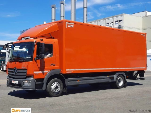 Box truck MERCEDES-BENZ 1218 L ATEGO 7,2 m Koffer Lbw AHK