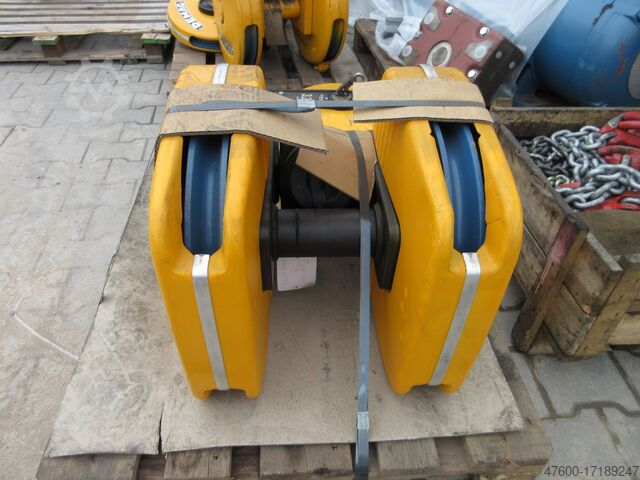 Hook block Crane Indoor crane Crane runway DH Demag DC Unterflasche Flasche Haken 25to Demag P 25000Kg BrĂŒckenkran Kran